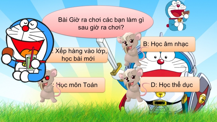 Giáo án điện tử Tiếng Việt 2 cánh diều Bài 4: Nghe – viết Giờ ra chơi, Chữ hoa C