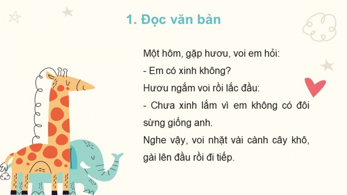 Giáo án điện tử tiếng Việt 2 kết nối Bài 5: Em có xinh không?