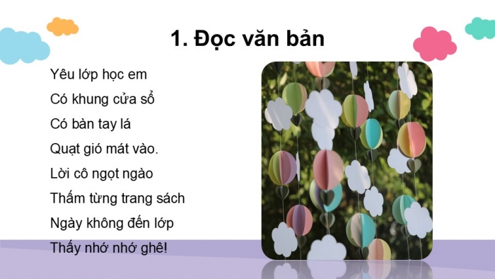 Giáo án điện tử tiếng Việt 2 kết nối Bài 13: Yêu lắm trường ơi!