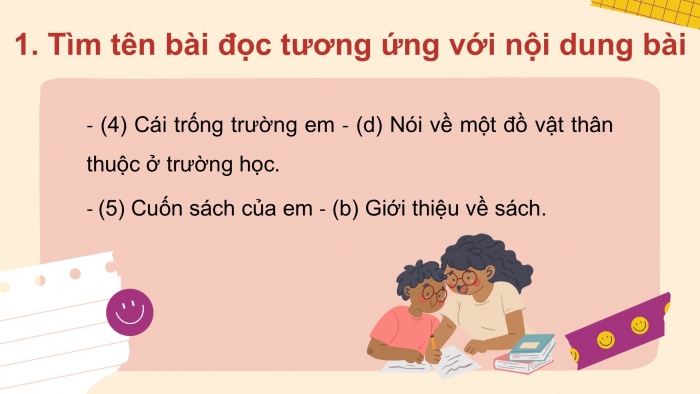 Giáo án điện tử tiếng Việt 2 kết nối Ôn tập giữa học kì 1 (Tiết 1 + 2)