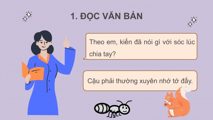 Giáo án điện tử tiếng Việt 2 kết nối Bài 18: Tớ nhớ cậu