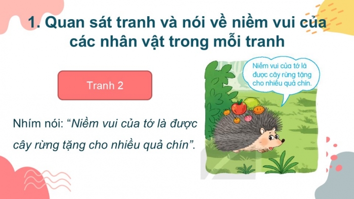 Giáo án điện tử tiếng Việt 2 kết nối Bài 19: Niềm vui của em