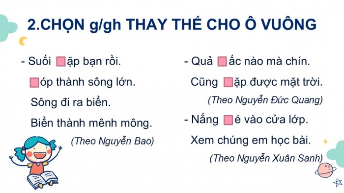 Giáo án điện tử tiếng Việt 2 kết nối Bài 20: Nghe – viết Nhím nâu kết bạn, Phân biệt g/gh, iu/ưu, iên/iêng