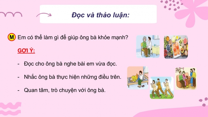 Giáo án điện tử Tiếng Việt 2 cánh diều Bài 13: Bà nội, bà ngoại