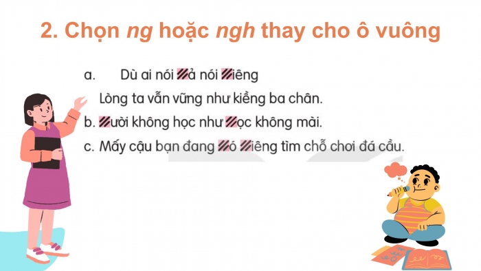 Giáo án điện tử tiếng Việt 2 kết nối Bài 22: Nghe – viết Đồ chơi yêu thích, Phân biệt ng/ngh, ch/tr, uôn/uông