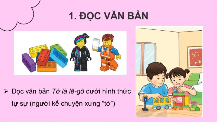 Giáo án điện tử tiếng Việt 2 kết nối Bài 22: Tớ là lê-gô