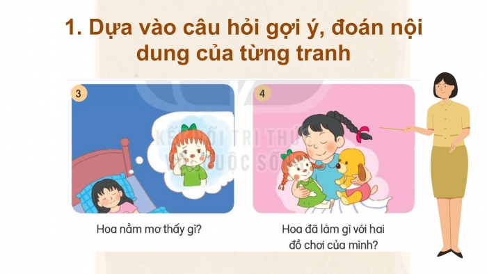 Giáo án điện tử tiếng Việt 2 kết nối Bài 23: Kể chuyện Búp bê biết khóc