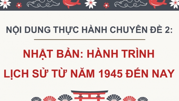 Giáo án điện tử chuyên đề Lịch sử 12 kết nối Thực hành CĐ 2