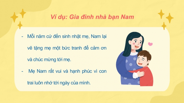 Giáo án điện tử Tiếng Việt 2 cánh diều Bài 15: Viết về một việc em đã làm thể hiện tình cảm yêu quý, biết ơn bố mẹ