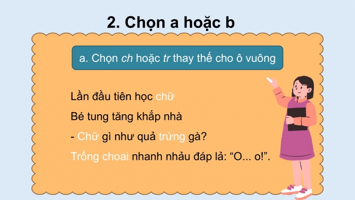 Giáo án điện tử tiếng Việt 2 kết nối Bài 30: Nghe – viết Thương ông, Phân biệt ch/tr, ac/at