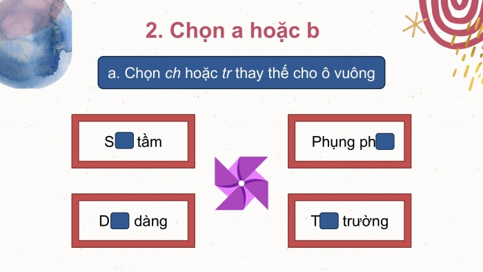 Giáo án điện tử tiếng Việt 2 kết nối Bài 32: Nghe – viết Chơi chong chóng, Phân biệt iu/ưu, ăt/ăc, ât/âc