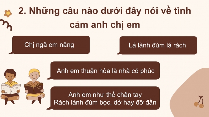 Giáo án điện tử tiếng Việt 2 kết nối Bài 32: Mở rộng vốn từ về tình cảm gia đình; Dấu phẩy