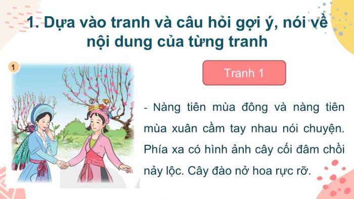 Giáo án điện tử Tiếng Việt 2 kết nối Bài 1: Kể chuyện Chuyện bốn mùa