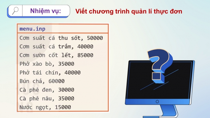 Giáo án điện tử chuyên đề Khoa học máy tính 12 kết nối Bài 8: Thực hành cây tìm kiếm nhị phân