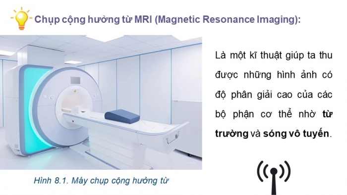 Giáo án điện tử chuyên đề Vật lí 12 kết nối Bài 8: Chụp cộng hưởng từ