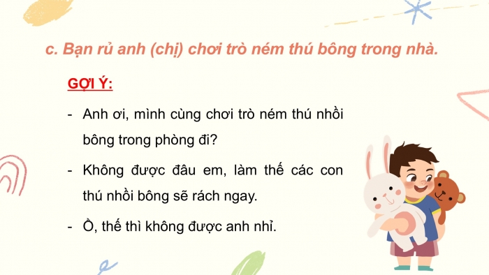 Giáo án điện tử Tiếng Việt 2 cánh diều Bài 25: Quan sát đồ chơi hình một loài vật