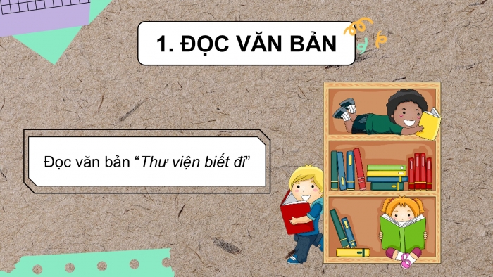 Giáo án điện tử Tiếng Việt 2 kết nối Bài 18: Thư viện biết đi