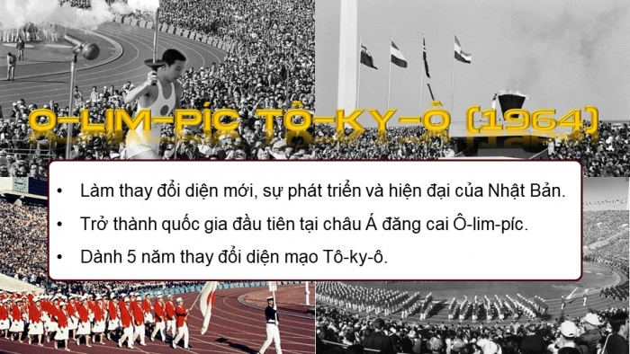 Giáo án điện tử chuyên đề Lịch sử 12 chân trời CĐ 2 Phần 1: Nhật Bản sau Chiến tranh thế giới thứ hai (1945 – 1973)