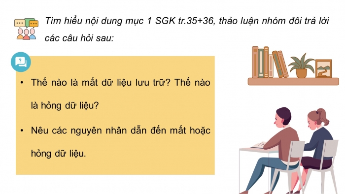 Giáo án điện tử chuyên đề Tin học ứng dụng 12 chân trời Bài 2.1: Thực hành bảo vệ dữ liệu