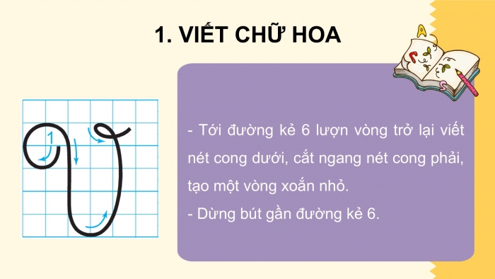 Giáo án điện tử Tiếng Việt 2 kết nối Bài 25: Chữ hoa V (kiểu 2)