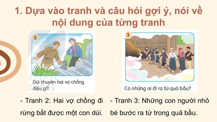 Giáo án điện tử Tiếng Việt 2 kết nối Bài 27: Kể chuyện Chuyện quả bầu