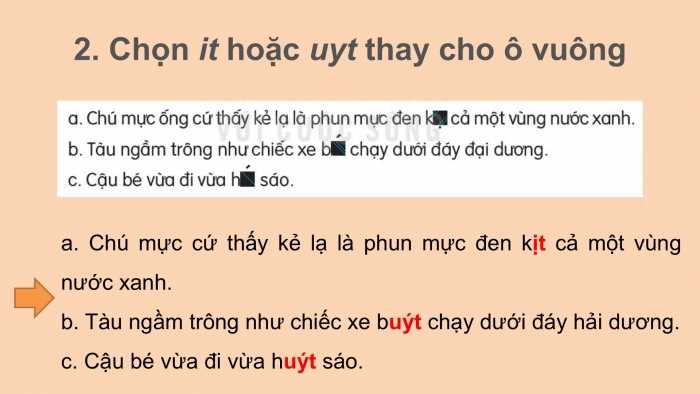 Giáo án điện tử Tiếng Việt 2 kết nối Bài 28: Nghe – viết Khám phá đáy biển ở Trường Sa, Phân biệt it/uyt, ươu/iêu, in/inh