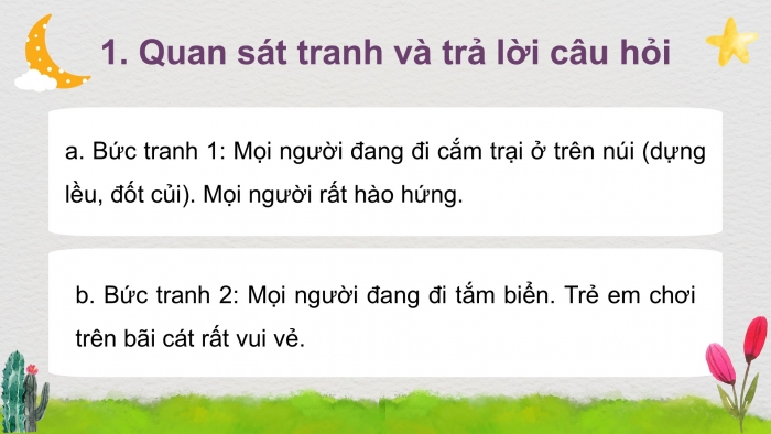 Giáo án điện tử Tiếng Việt 2 kết nối Bài 28: Viết đoạn văn kể về một buổi đi chơi, Đọc mở rộng