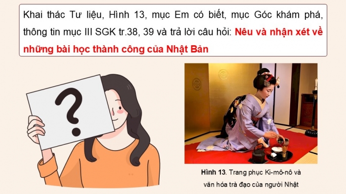 Giáo án điện tử chuyên đề Lịch sử 12 cánh diều CĐ 2 Phần III: Bài học thành công từ lịch sử Nhật Bản