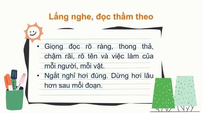 Giáo án điện tử Tiếng Việt 2 chân trời Bài 2: Đọc Làm việc thật là vui, Nghe – viết Làm việc thật là vui, Bảng chữ cái, Phân biệt s/x, en/eng