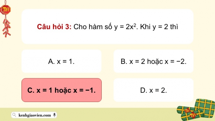 Giáo án điện tử Toán 9 chân trời Bài tập cuối chương 6