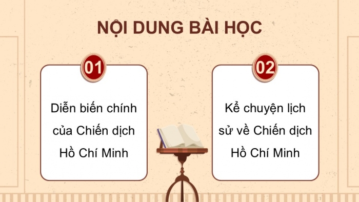 Giáo án điện tử Lịch sử và Địa lí 5 kết nối Bài 16: Chiến dịch Hồ Chí Minh năm 1975