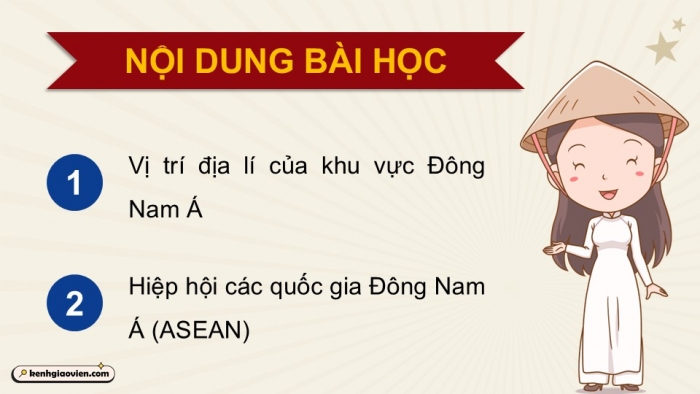 Giáo án điện tử Lịch sử và Địa lí 5 kết nối Bài 21: Hiệp hội các quốc gia Đông Nam Á