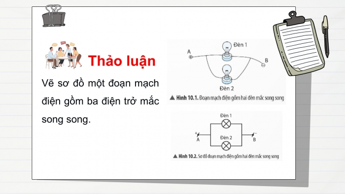 Giáo án điện tử KHTN 9 chân trời - Phân môn Vật lí Bài 10: Đoạn mạch song song