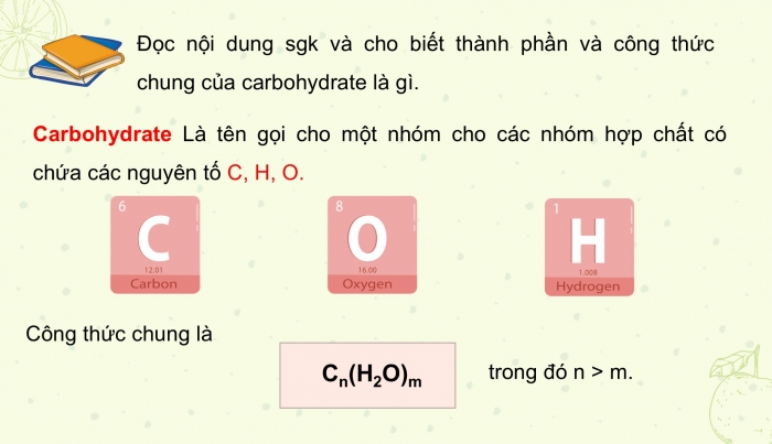 Giáo án điện tử KHTN 9 cánh diều - Phân môn Hoá học Bài 26: Glucose và saccharose