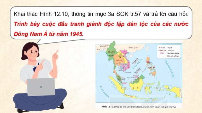 Giáo án điện tử Lịch sử 9 kết nối Bài 12: Khu vực Mỹ La-tinh và châu Á từ năm 1945 đến năm 1991 (P3)