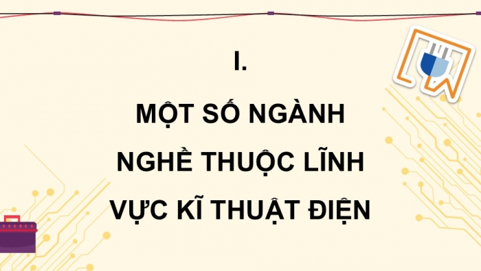 Giáo án điện tử Công nghệ 12 Điện - Điện tử Kết nối Bài 14: Ngành nghề và dịch vụ trong lĩnh vực kĩ thuật điện tử