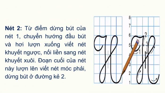 Giáo án điện tử Tiếng Việt 2 chân trời Bài 3: Viết chữ hoa H, Từ chỉ hoạt động, chỉ tình cảm, Câu kiểu Ai thế nào?