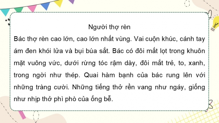 Giáo án điện tử Tiếng Việt 5 chân trời Bài 2: Quan sát, tìm ý cho bài văn tả người