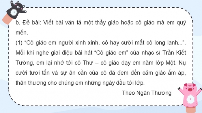 Giáo án điện tử Tiếng Việt 5 chân trời Bài 4: Viết đoạn mở bài cho bài văn tả người