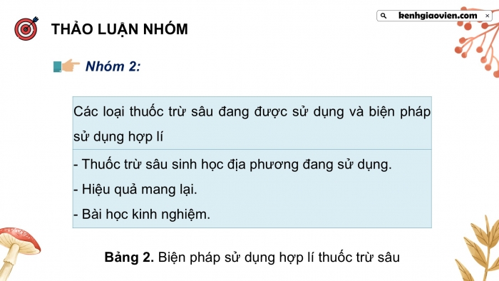 Giáo án điện tử chuyên đề Sinh học 12 cánh diều Bài 7: Biện pháp kiểm soát sinh học