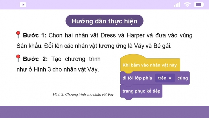 Giáo án điện tử Tin học 5 cánh diều Chủ đề F Bài 4: Thực hành tạo chương trình hoạt hình cho nhân vật