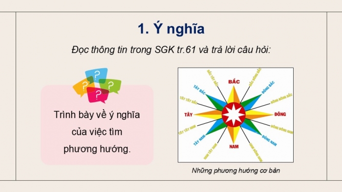 Giáo án điện tử Quốc phòng an ninh 12 kết nối Bài 7: Tìm và giữ phương hướng