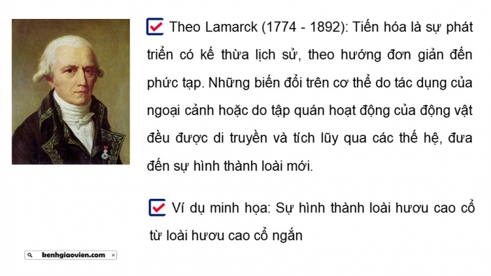 Giáo án điện tử Sinh học 12 chân trời Bài 16: Quan niệm của Darwin về chọn lọc tự nhiên và hình thành loài