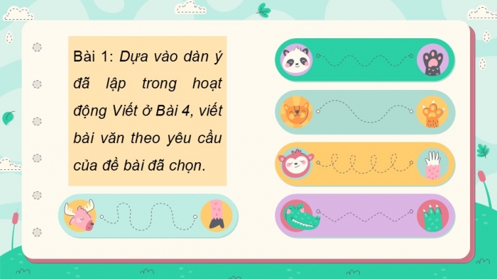 Giáo án điện tử Tiếng Việt 5 kết nối Bài 6: Viết bài văn tả người (Bài viết số 1)