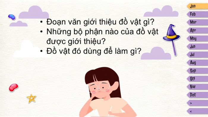 Giáo án điện tử Tiếng Việt 2 chân trời Bài 2: Luyện tập giới thiệu đồ vật quen thuộc (tiếp theo)