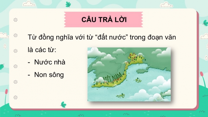 Giáo án điện tử Tiếng Việt 5 chân trời Bài 8: Mở rộng vốn từ Đất nước