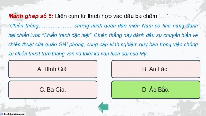 Giáo án điện tử Lịch sử 9 chân trời Bài 17: Việt Nam từ năm 1954 đến năm 1965