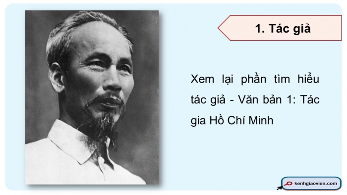 Giáo án điện tử Ngữ văn 12 kết nối Bài 6: Tuyên ngôn Độc lập (Hồ Chí Minh)