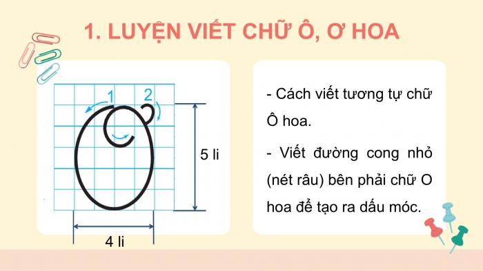 Giáo án điện tử Tiếng Việt 2 chân trời Bài 1: Viết chữ hoa Ô Ơ, Từ chỉ hoạt động, Đặt câu hỏi ở đâu?