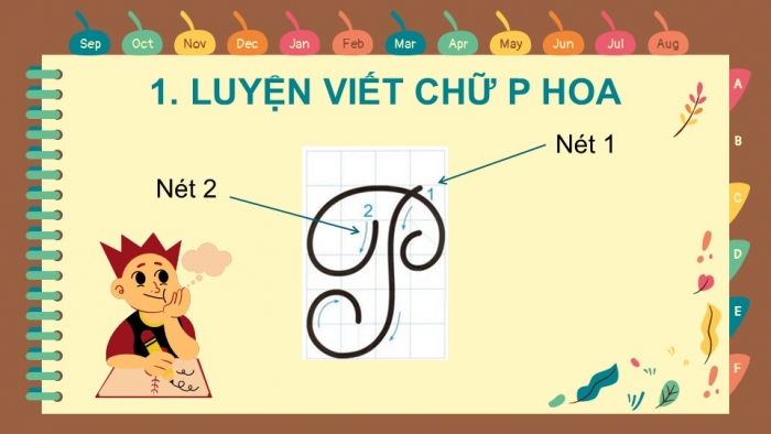 Giáo án điện tử Tiếng Việt 2 chân trời Bài 3: Viết chữ hoa P, Từ chỉ người, chỉ hoạt động, Đặt câu hỏi Ở đâu?